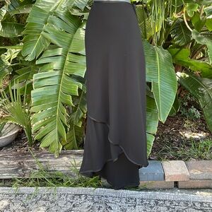 JS boutique, asymmetric, maxi skirt